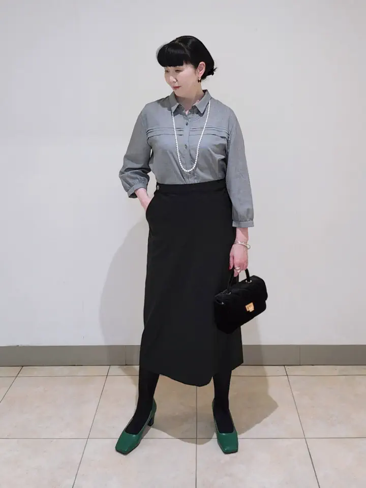 J.PRESS LADIES L スタッフ コーディネート画像
