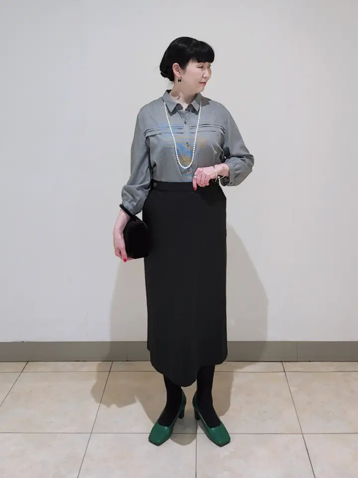 J.PRESS LADIES L スタッフ コーディネート画像
