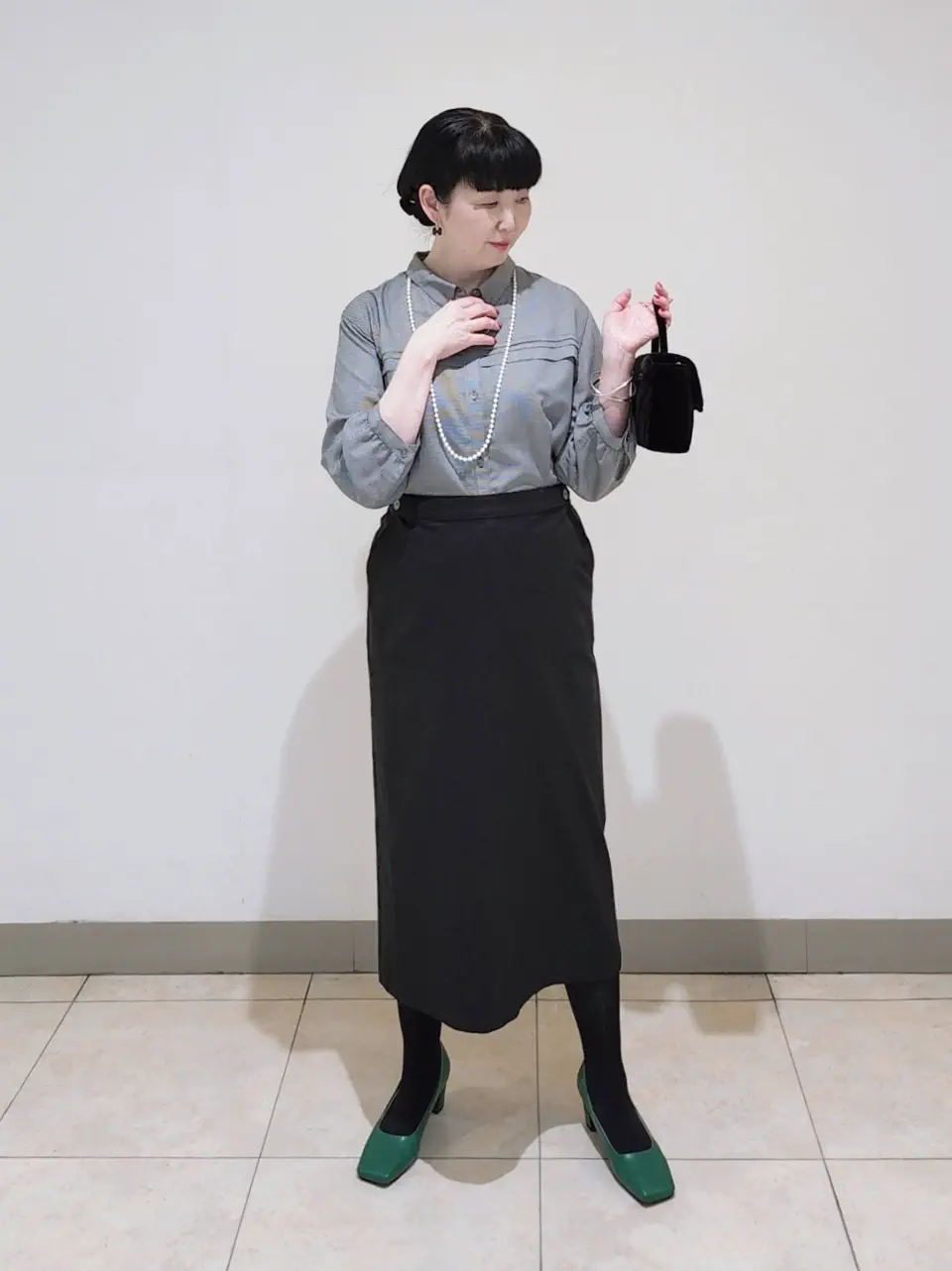J.PRESS LADIES L スタッフ コーディネート画像