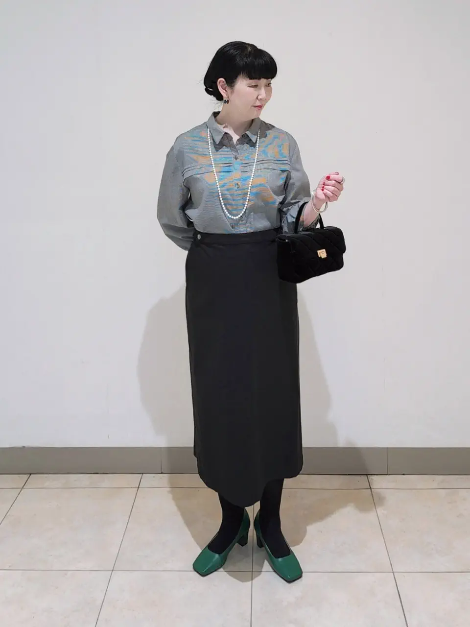 J.PRESS LADIES L スタッフ コーディネート画像