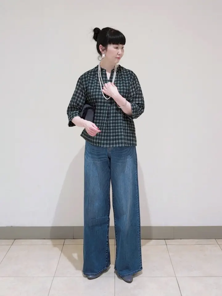 J.PRESS LADIES L スタッフ コーディネート画像