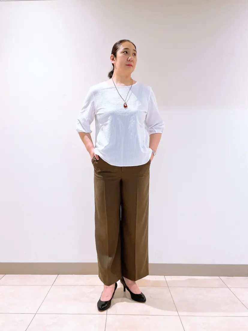 J.PRESS LADIES L スタッフ コーディネート画像