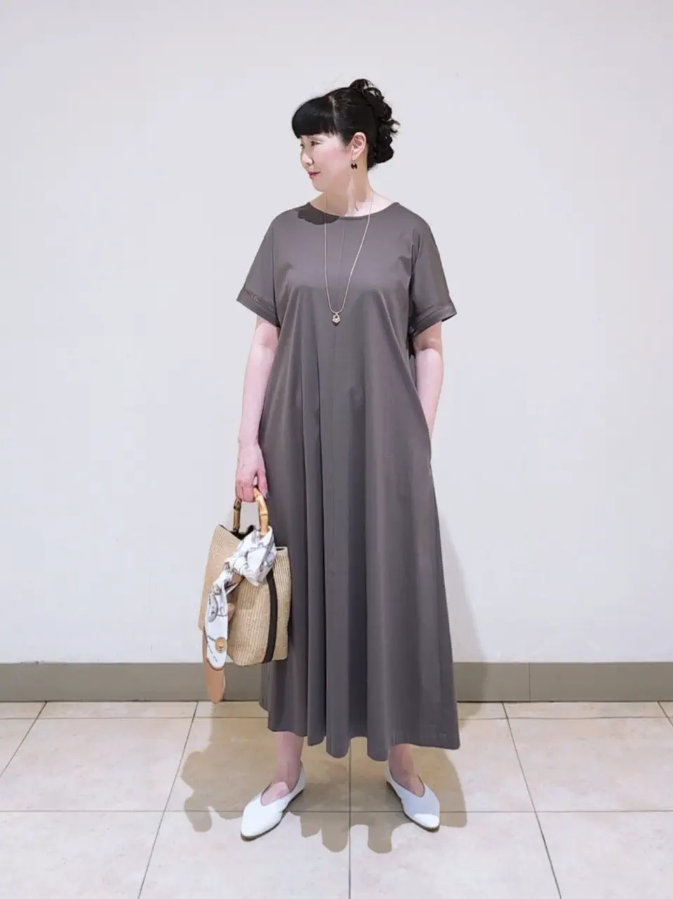 J.PRESS LADIES L スタッフ コーディネート画像