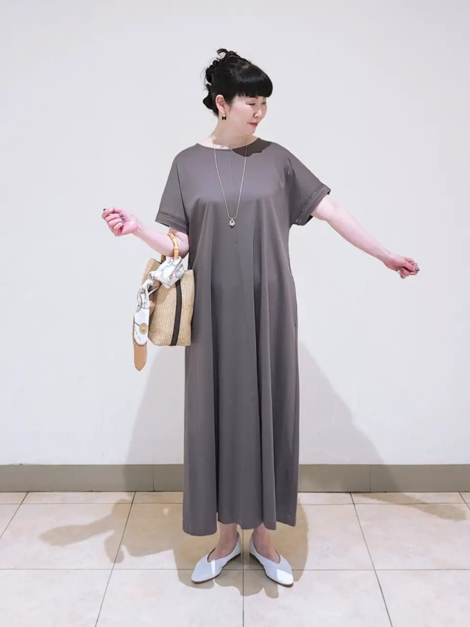 J.PRESS LADIES L スタッフ コーディネート画像