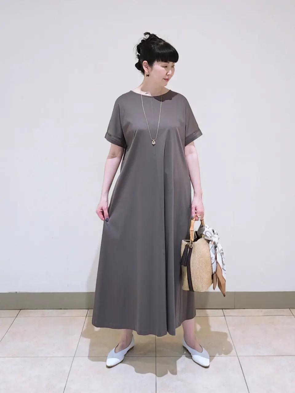 J.PRESS LADIES L スタッフ コーディネート画像