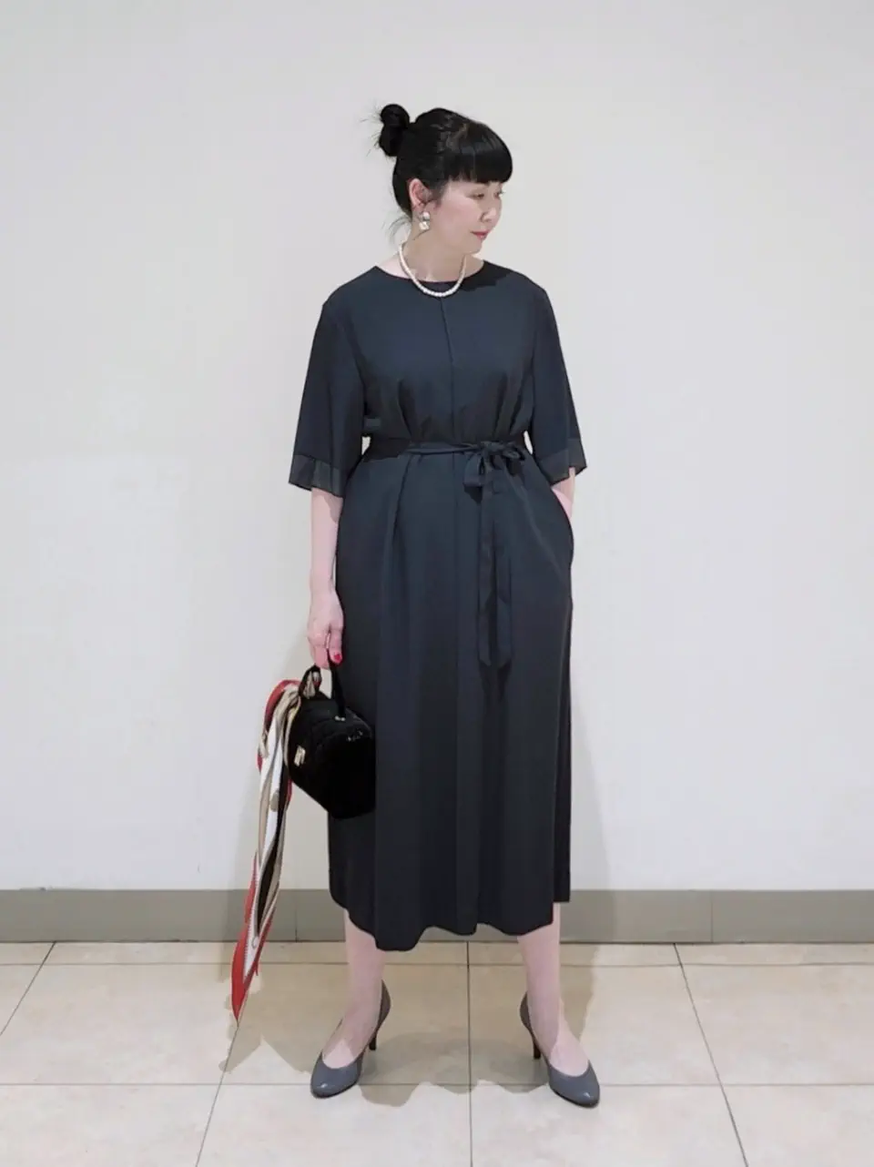 J.PRESS LADIES L スタッフ コーディネート画像