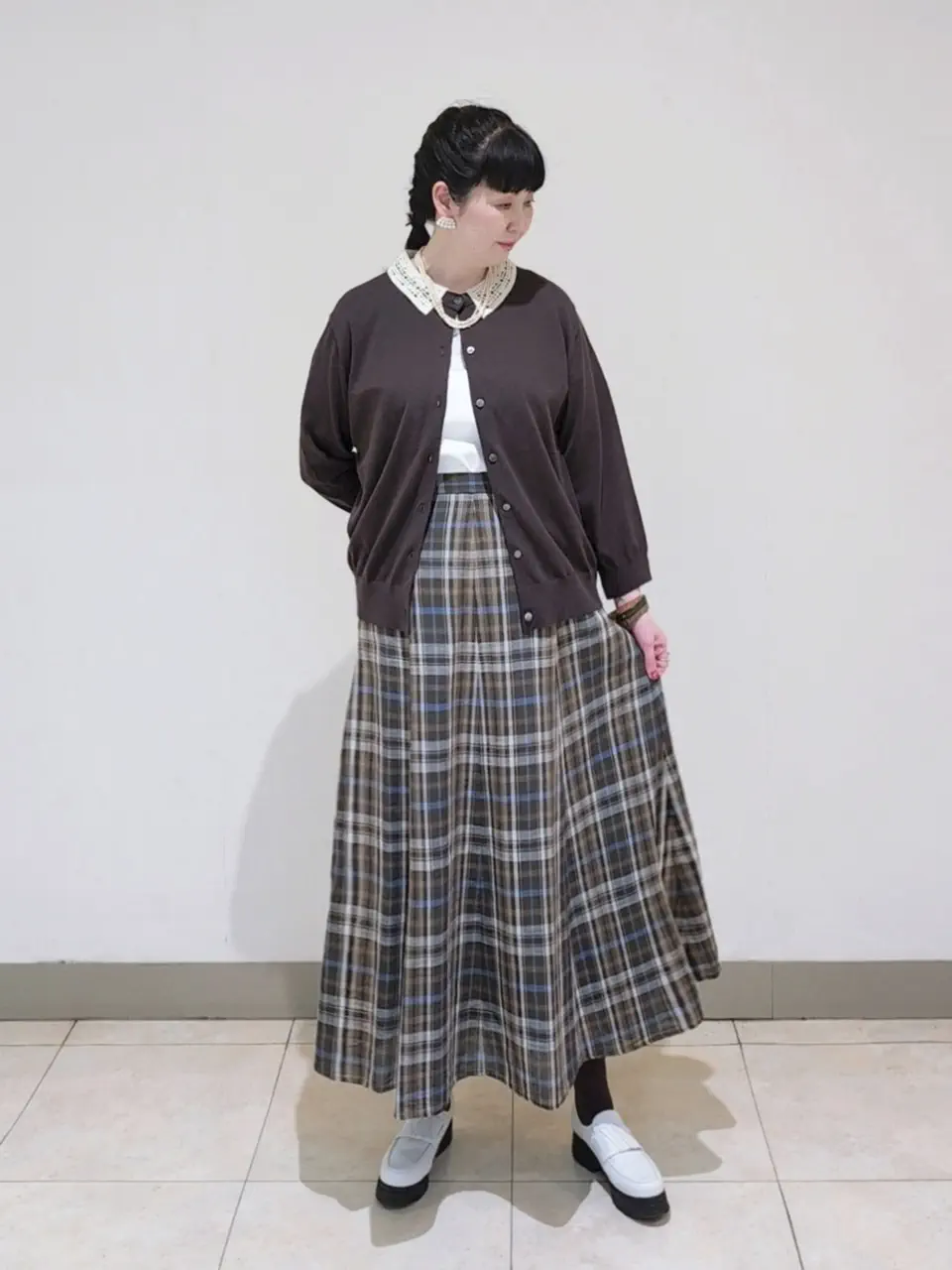 J.PRESS LADIES L スタッフ コーディネート画像