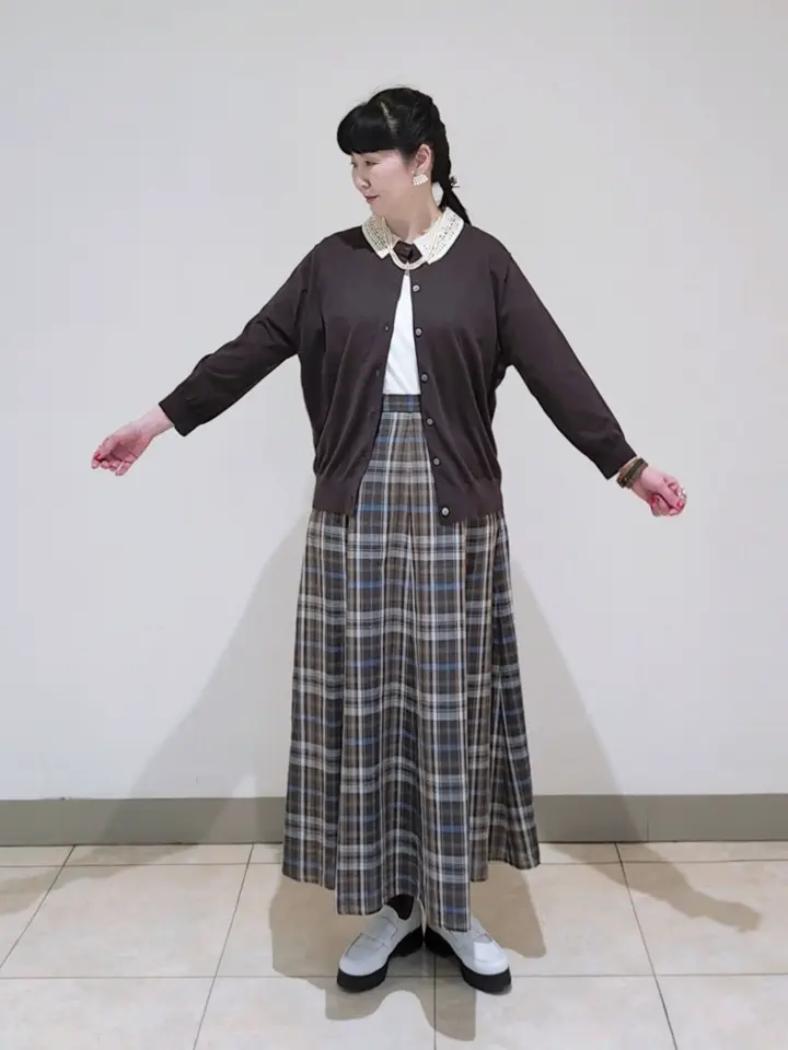 J.PRESS LADIES L スタッフ コーディネート画像
