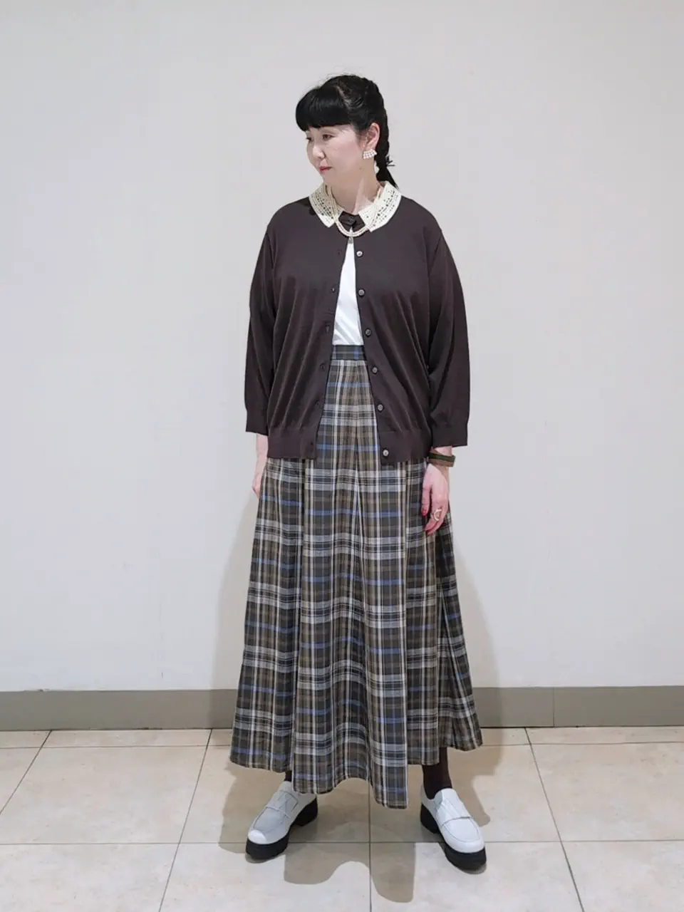 J.PRESS LADIES L スタッフ コーディネート画像
