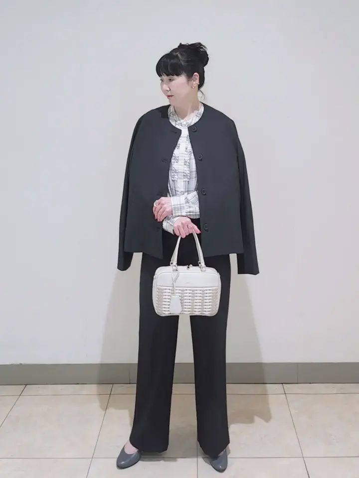 J.PRESS LADIES L スタッフ コーディネート画像