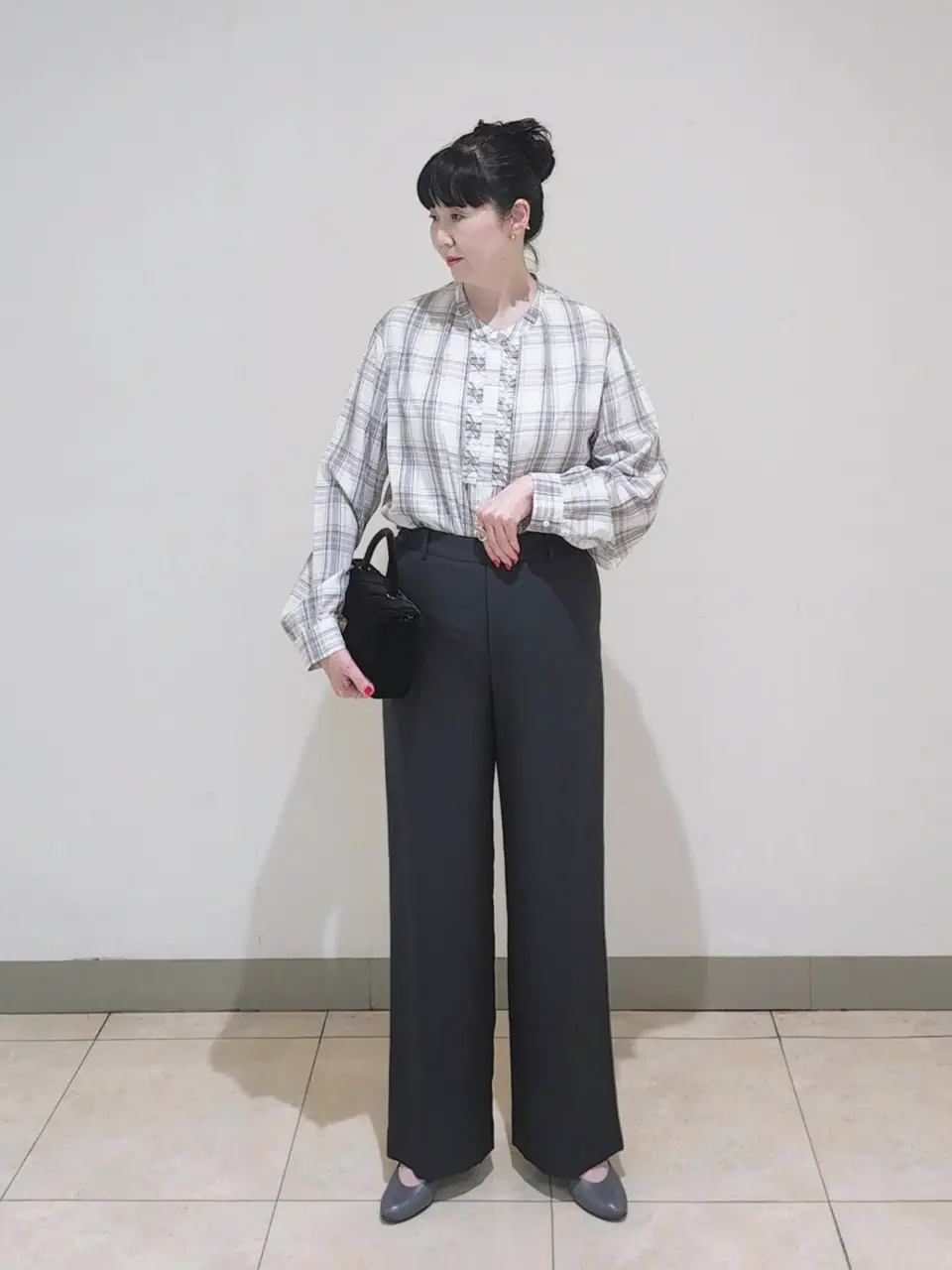 J.PRESS LADIES L スタッフ コーディネート画像