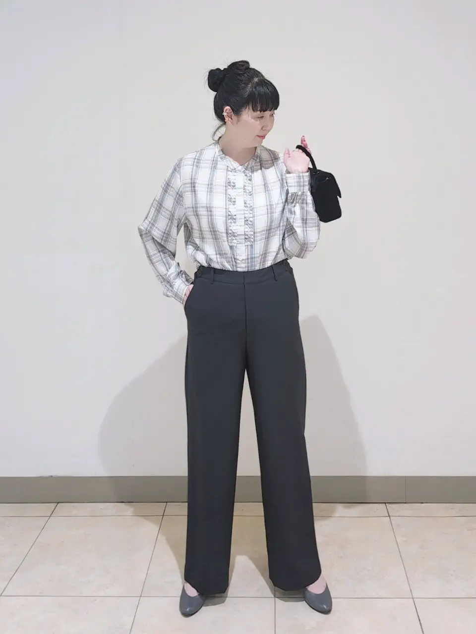 J.PRESS LADIES L スタッフ コーディネート画像