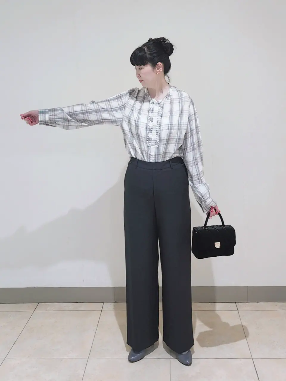 J.PRESS LADIES L スタッフ コーディネート画像