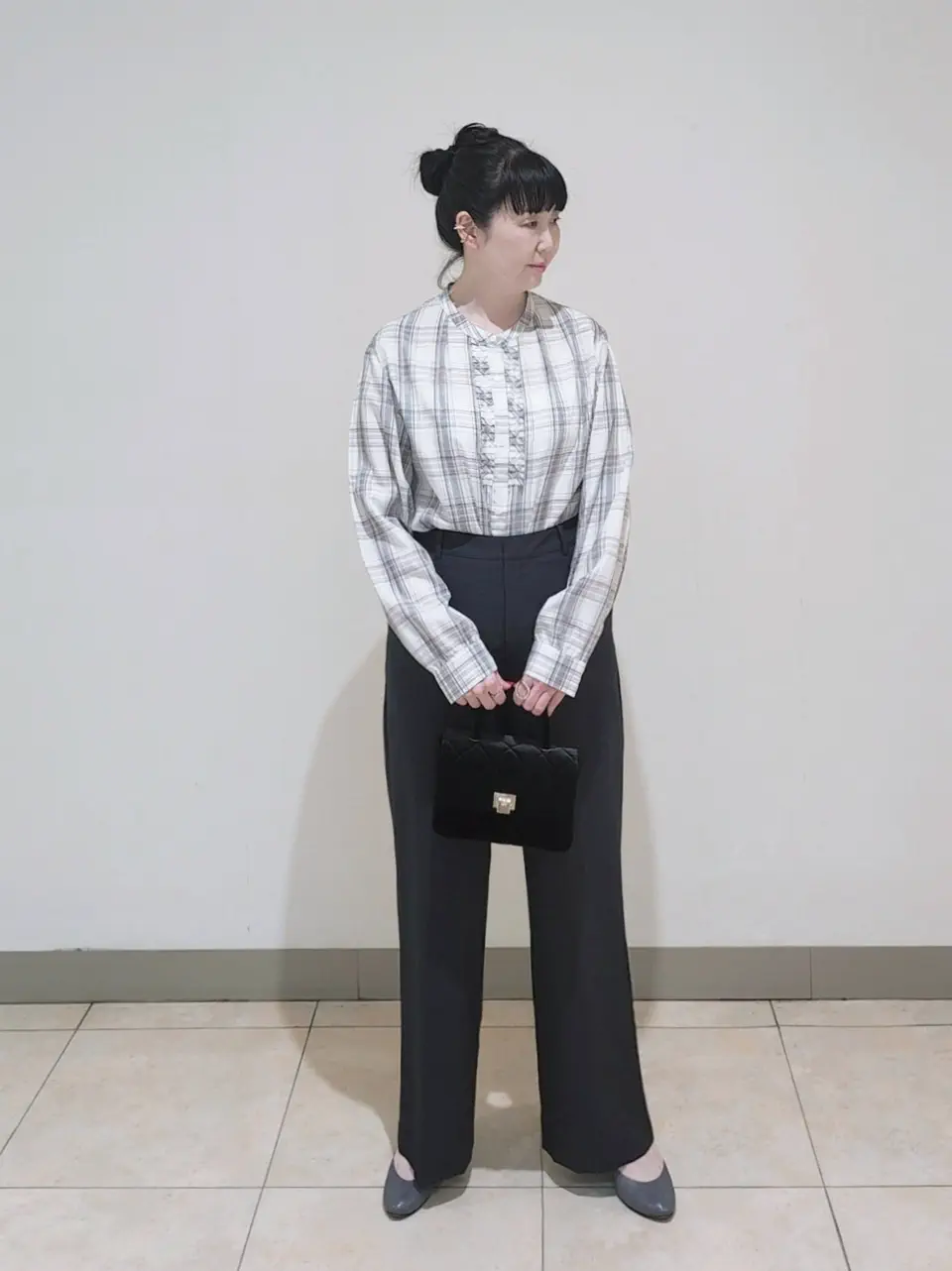 J.PRESS LADIES L スタッフ コーディネート画像