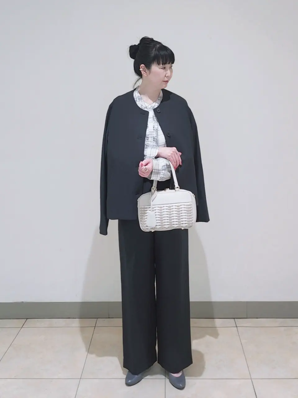 J.PRESS LADIES L スタッフ コーディネート画像