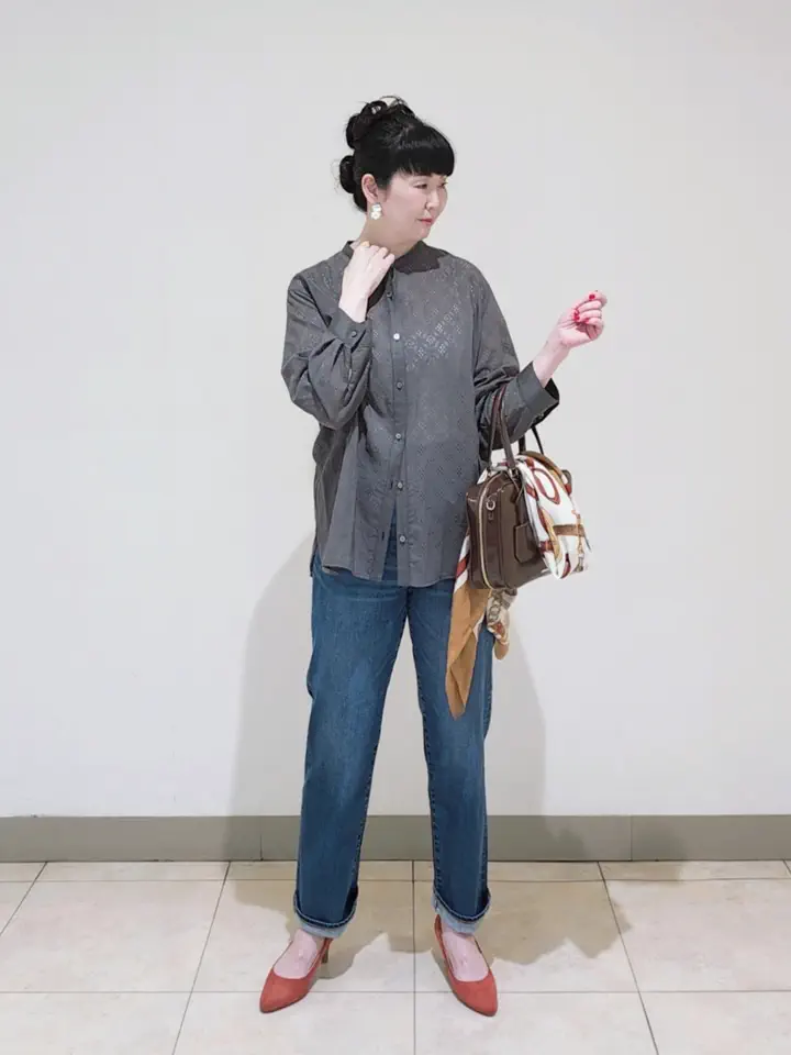 J.PRESS LADIES L スタッフ コーディネート画像