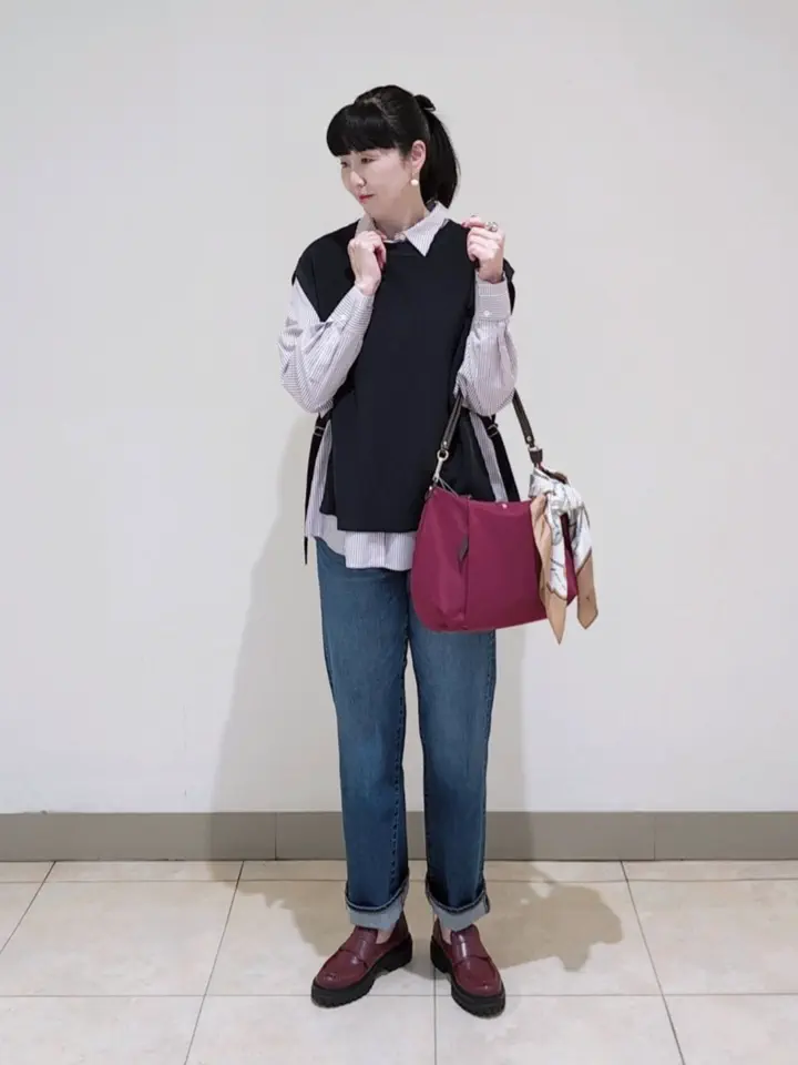 J.PRESS LADIES L スタッフ コーディネート画像