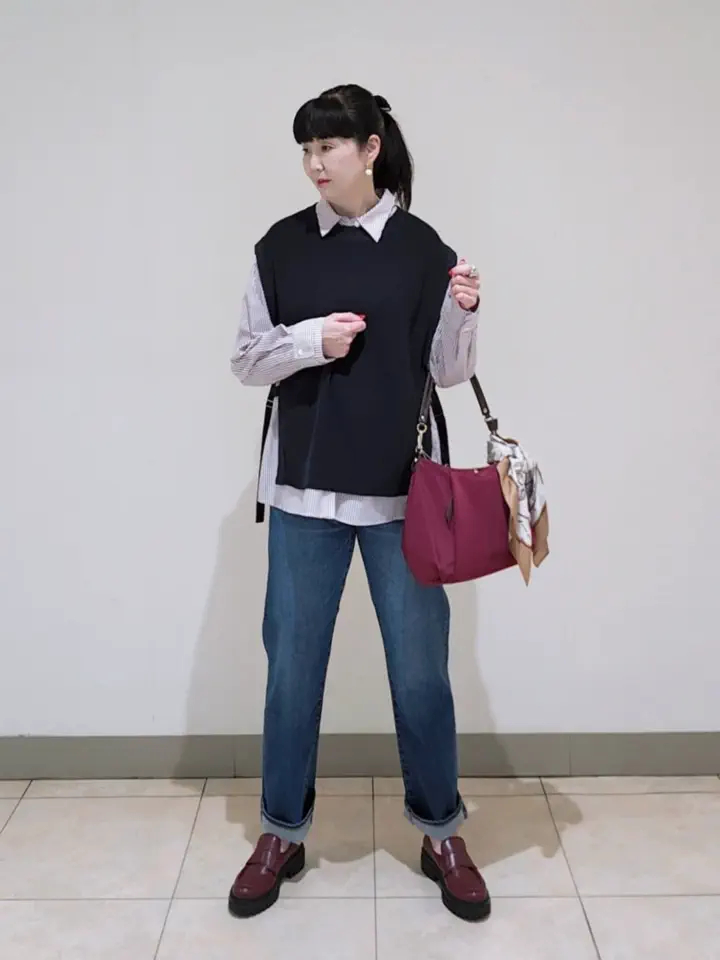 J.PRESS LADIES L スタッフ コーディネート画像