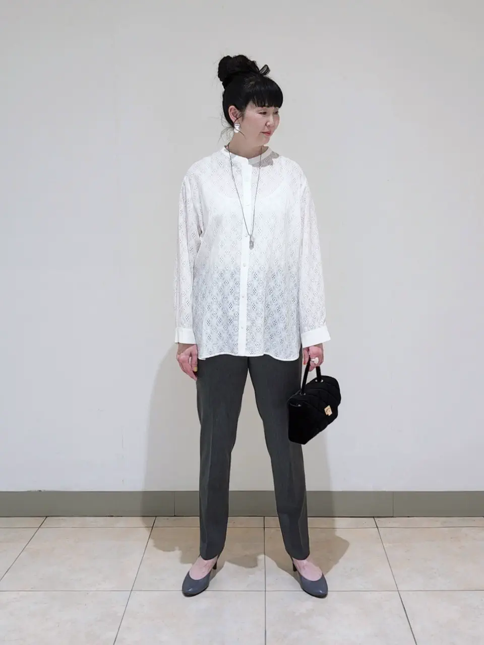 J.PRESS LADIES L スタッフ コーディネート画像