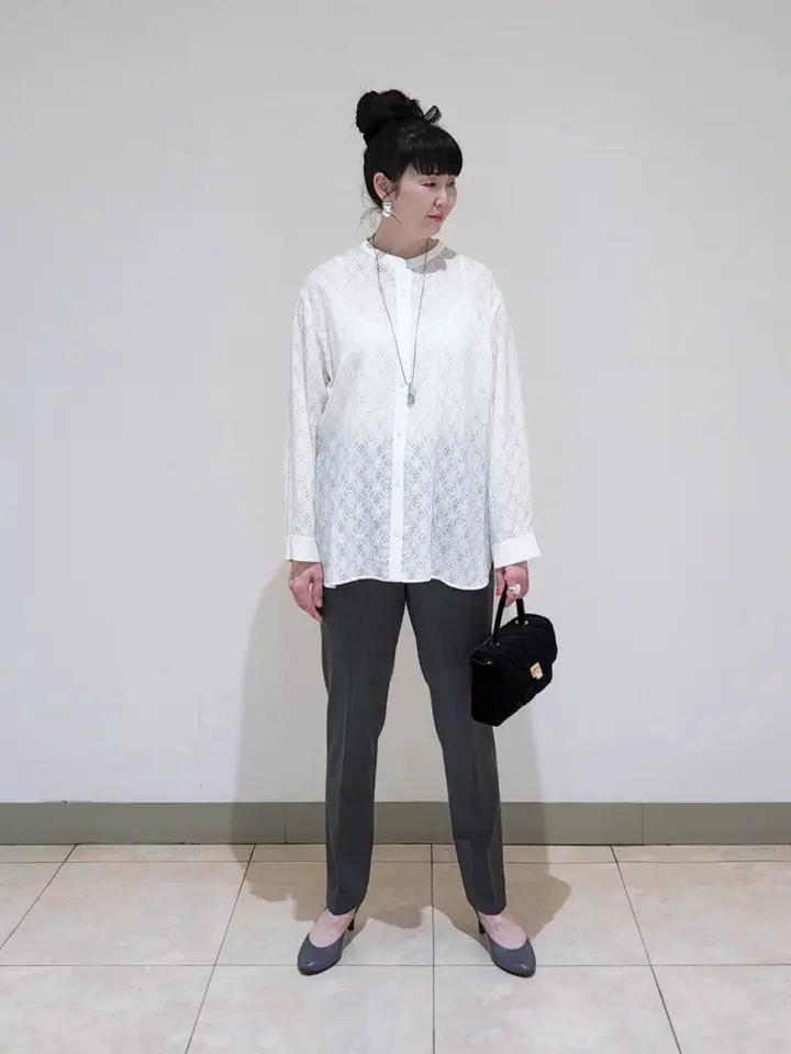J.PRESS LADIES L スタッフ コーディネート画像