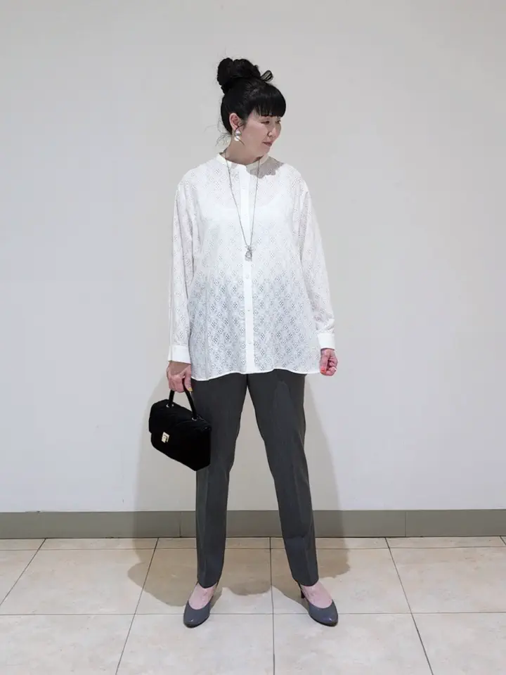J.PRESS LADIES L スタッフ コーディネート画像