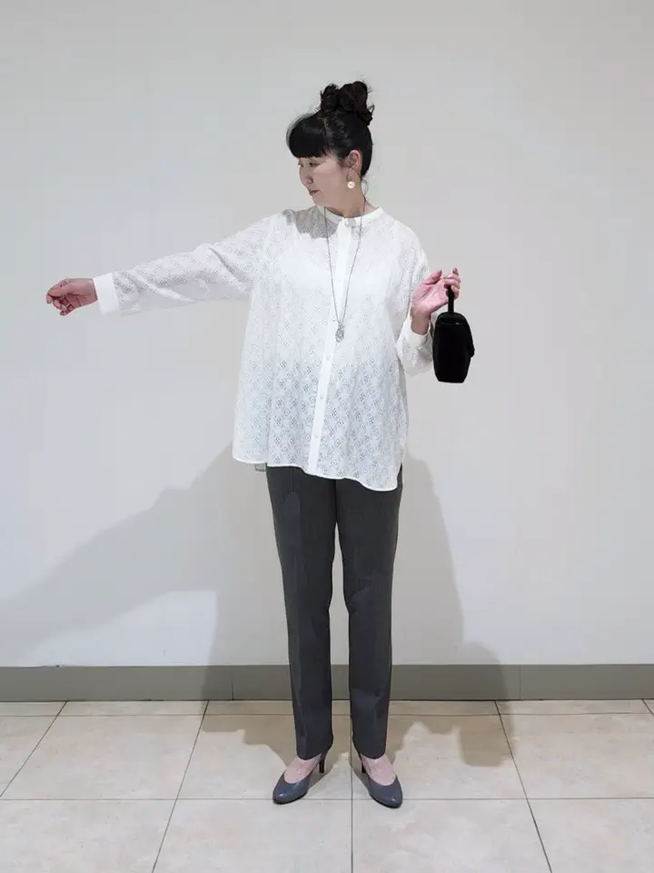 J.PRESS LADIES L スタッフ コーディネート画像
