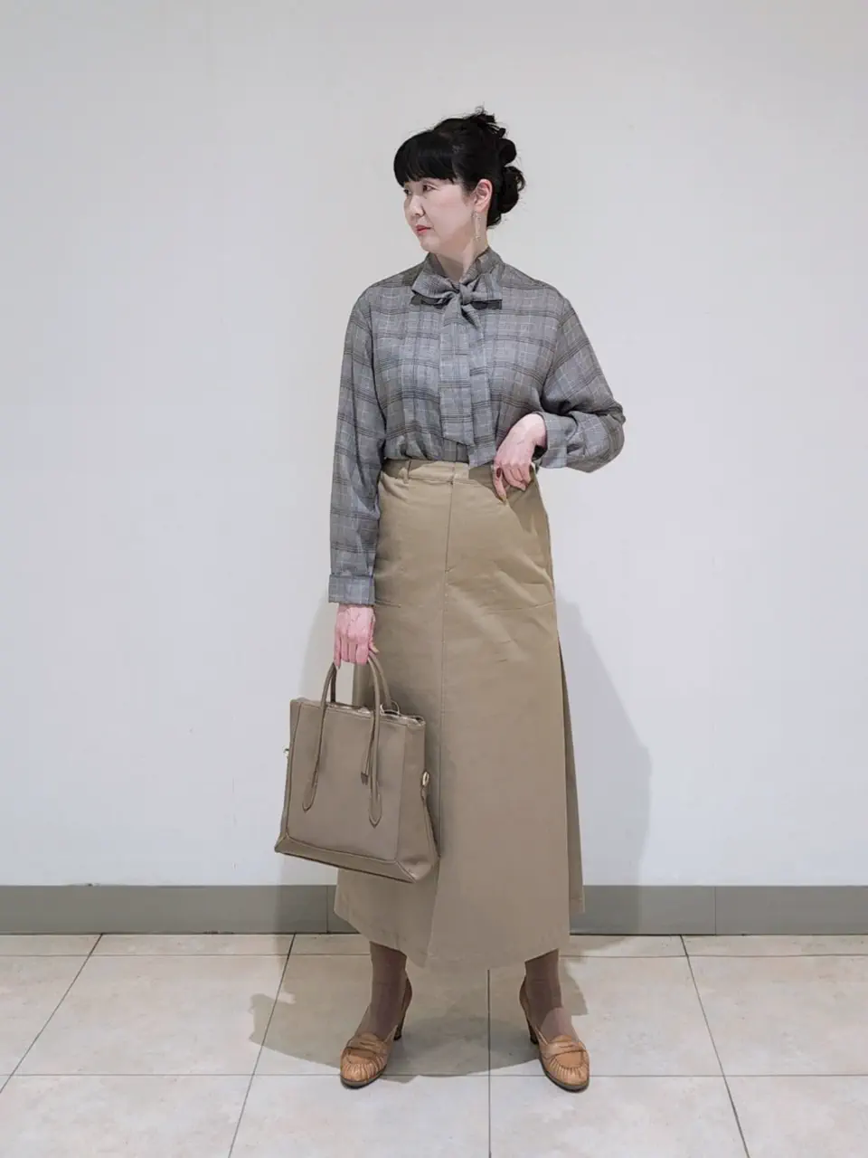 J.PRESS LADIES L スタッフ コーディネート画像