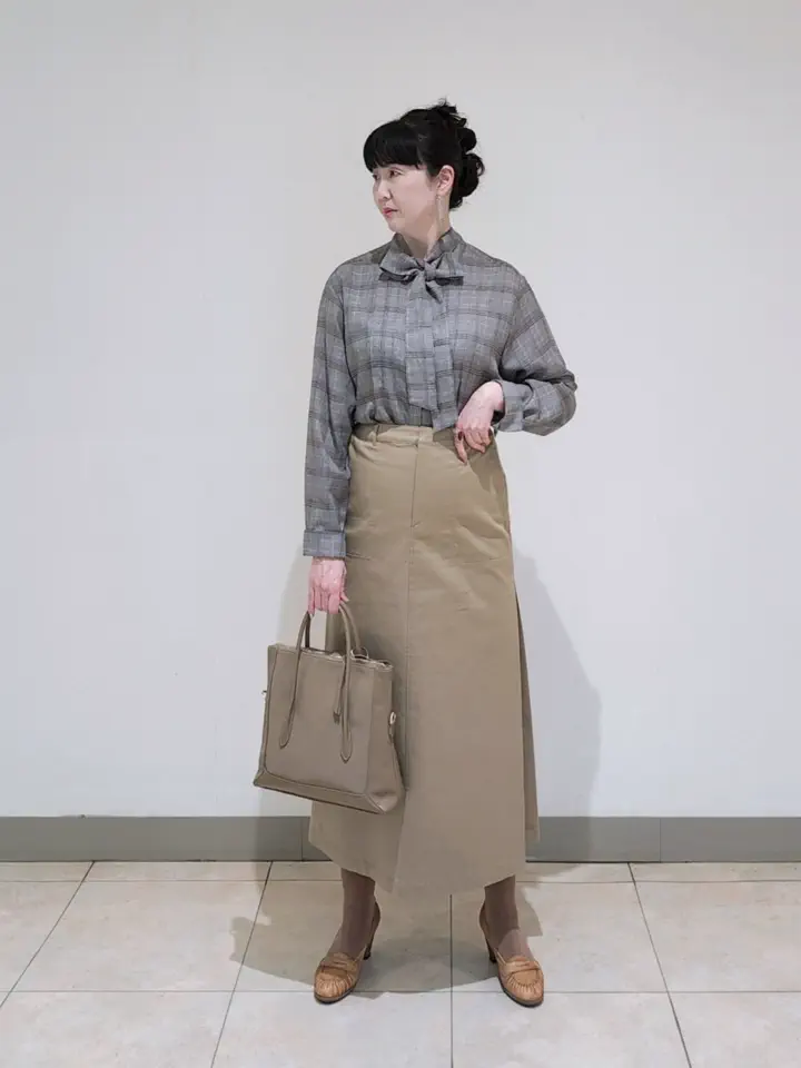 J.PRESS LADIES L スタッフ コーディネート画像