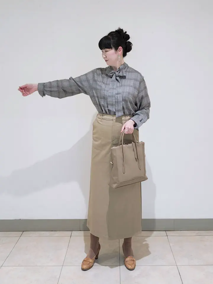 J.PRESS LADIES L スタッフ コーディネート画像