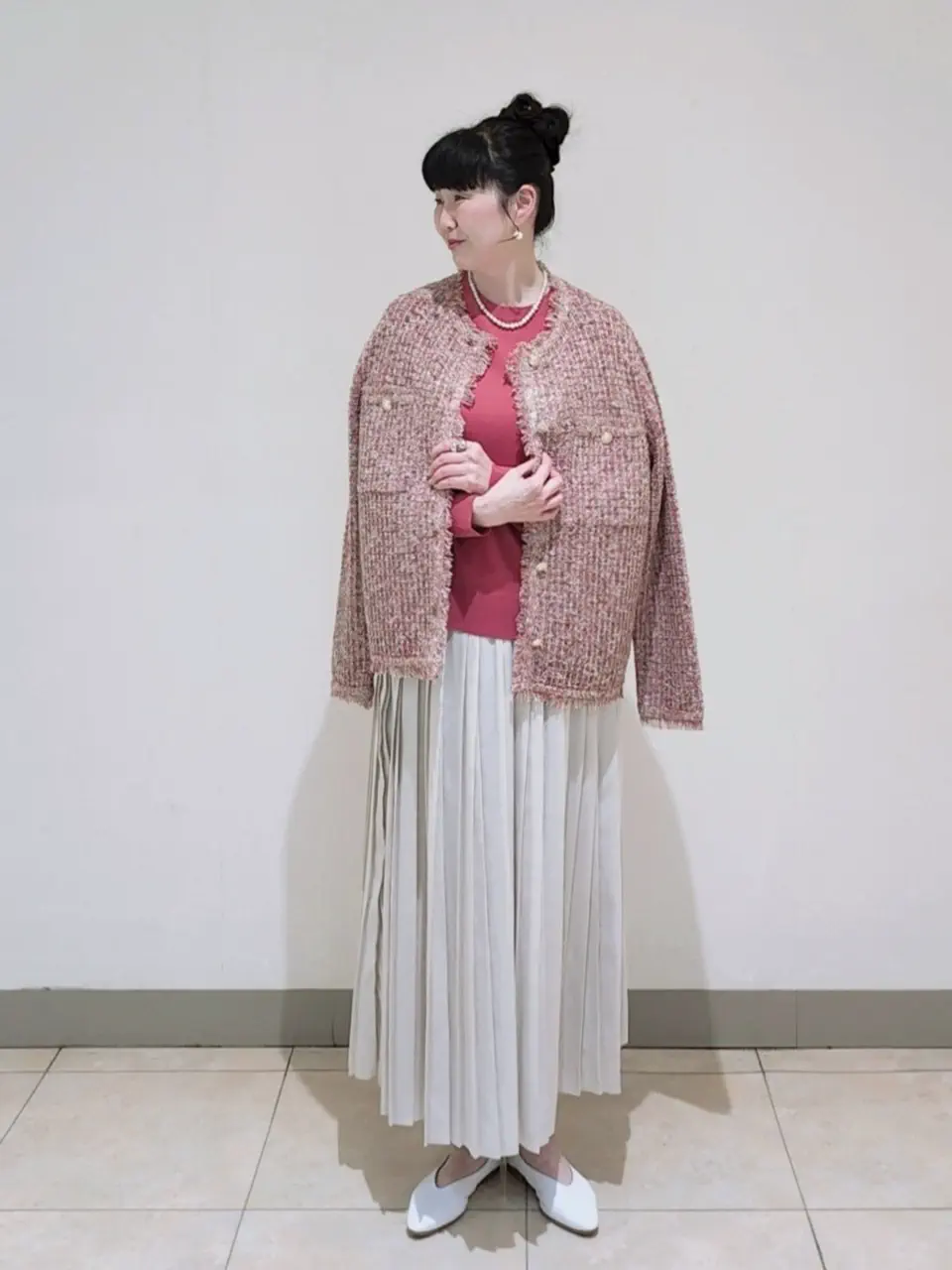 J.PRESS LADIES L スタッフ コーディネート画像