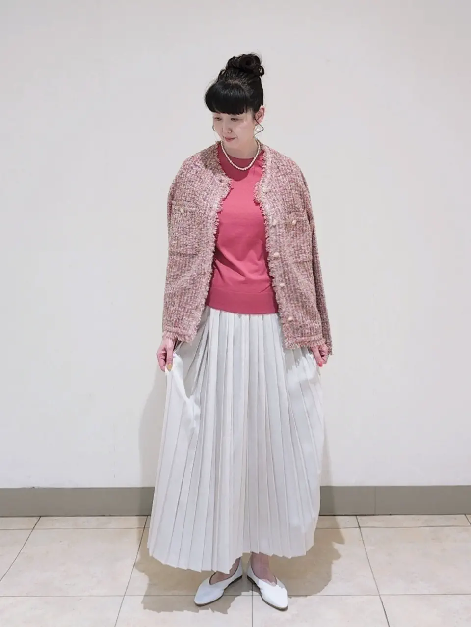 J.PRESS LADIES L スタッフ コーディネート画像
