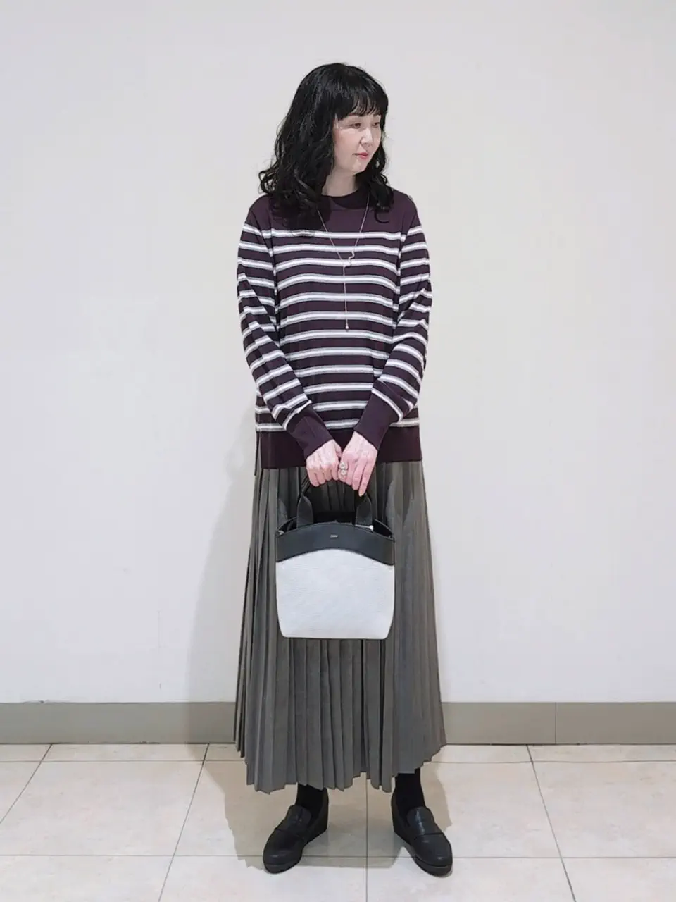 J.PRESS LADIES L スタッフ コーディネート画像