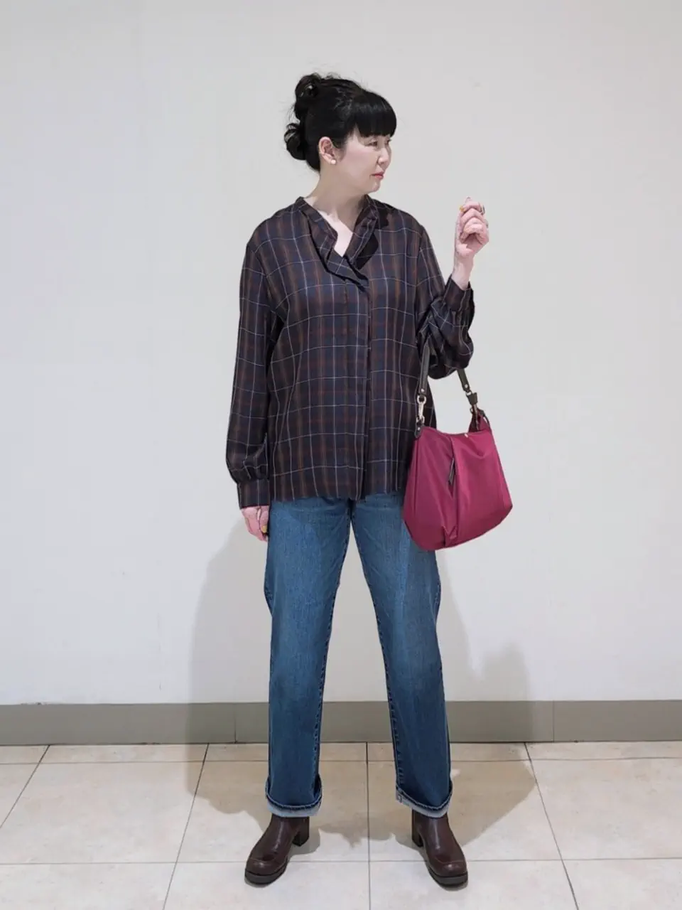 J.PRESS LADIES L スタッフ コーディネート画像