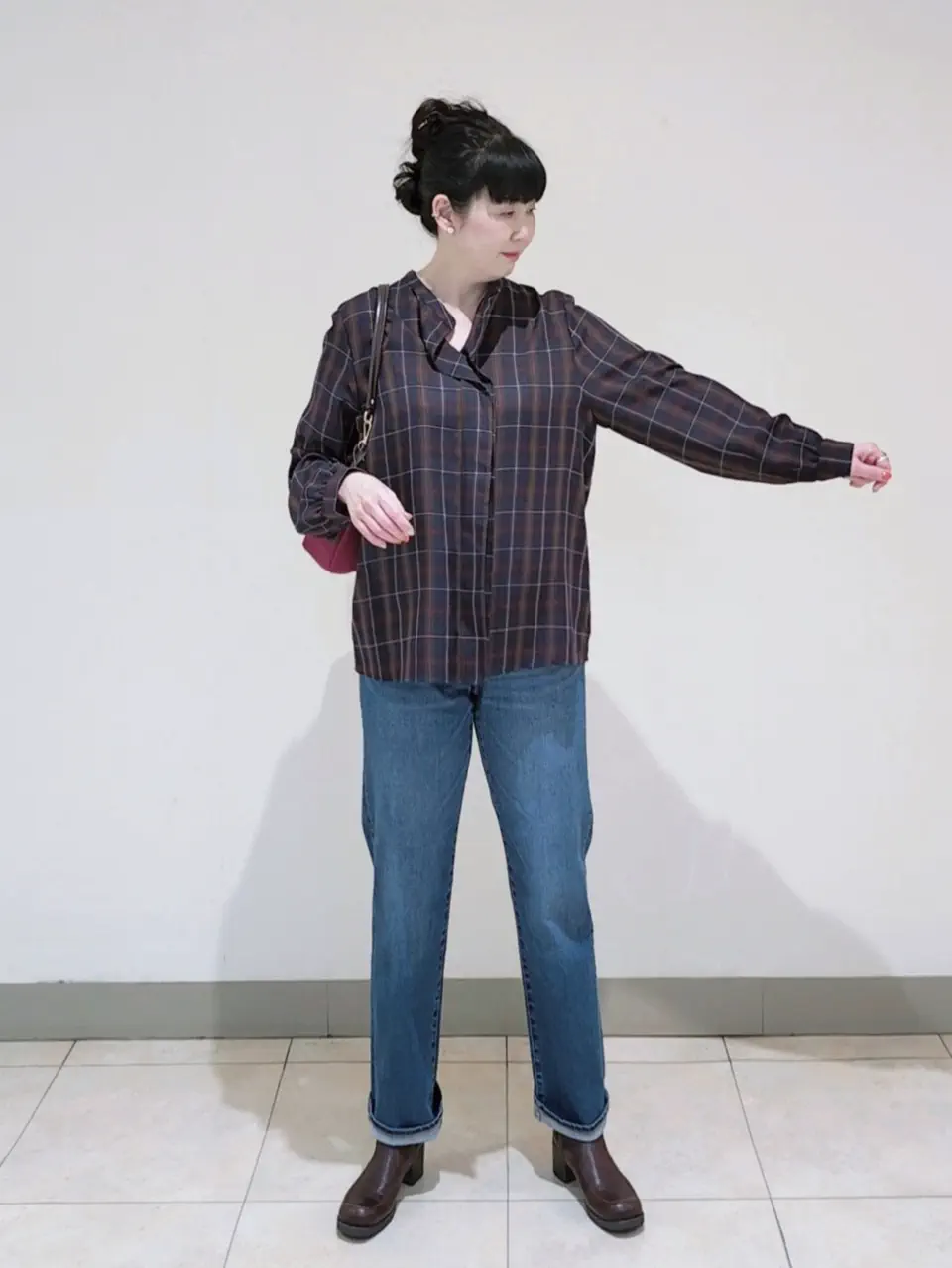 J.PRESS LADIES L スタッフ コーディネート画像