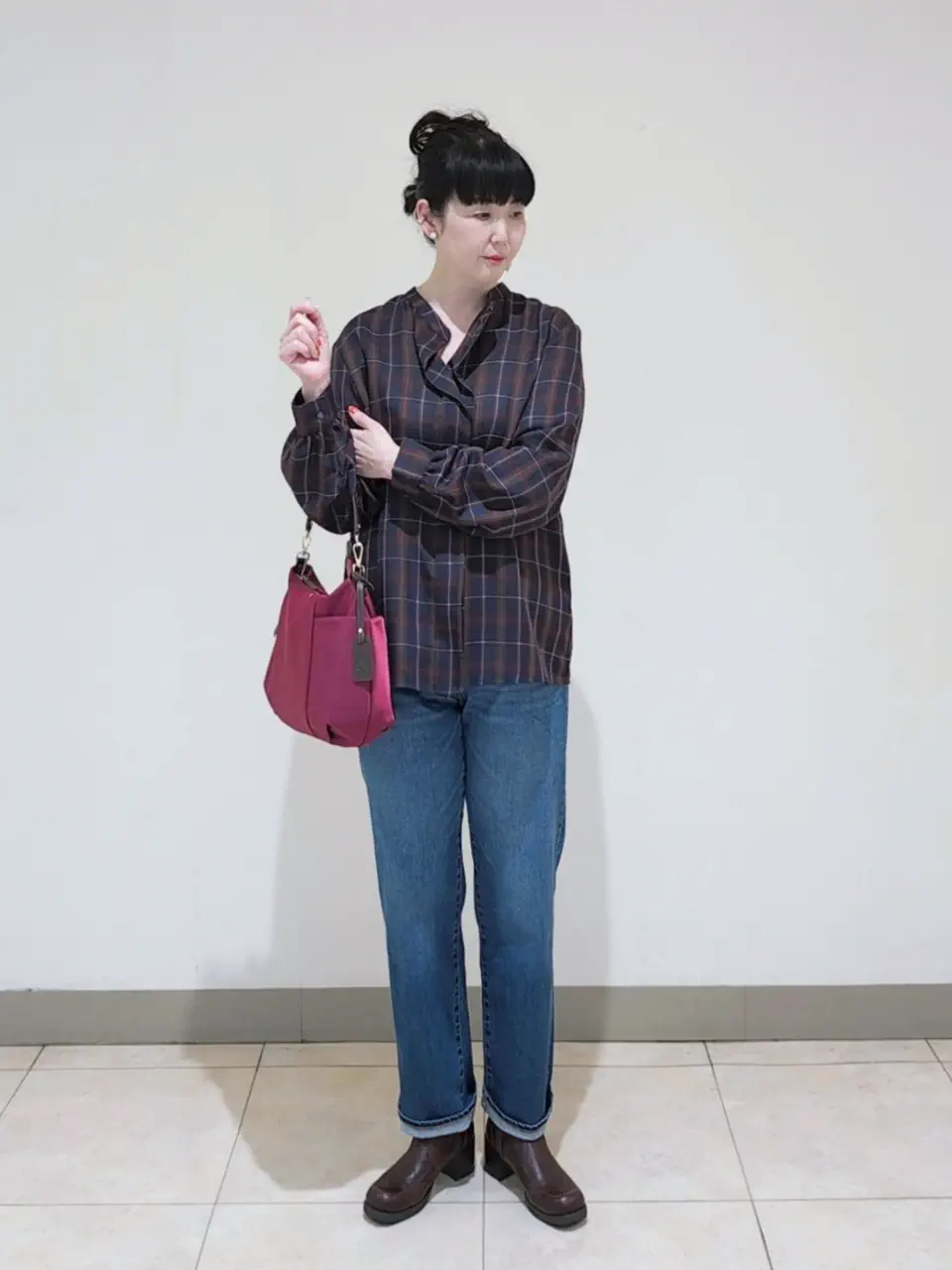 J.PRESS LADIES L スタッフ コーディネート画像