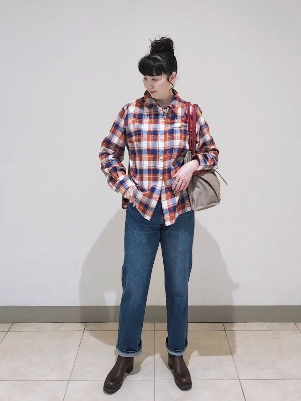 J.PRESS LADIES L スタッフ コーディネート画像