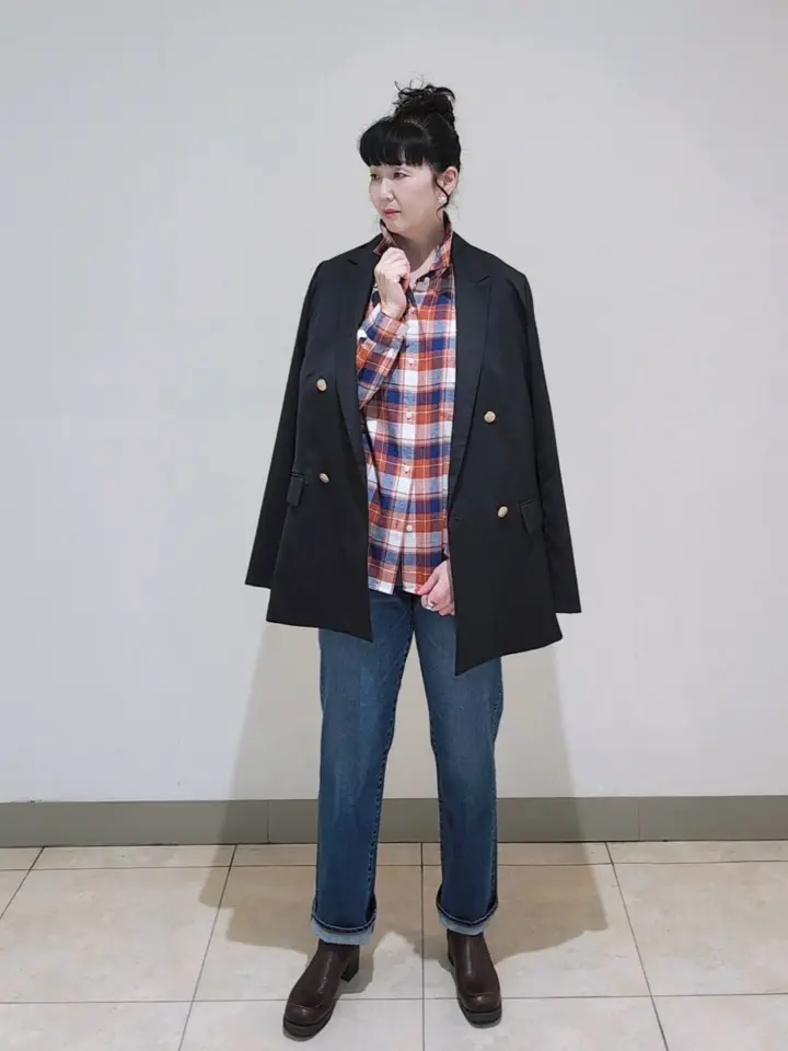 J.PRESS LADIES L スタッフ コーディネート画像