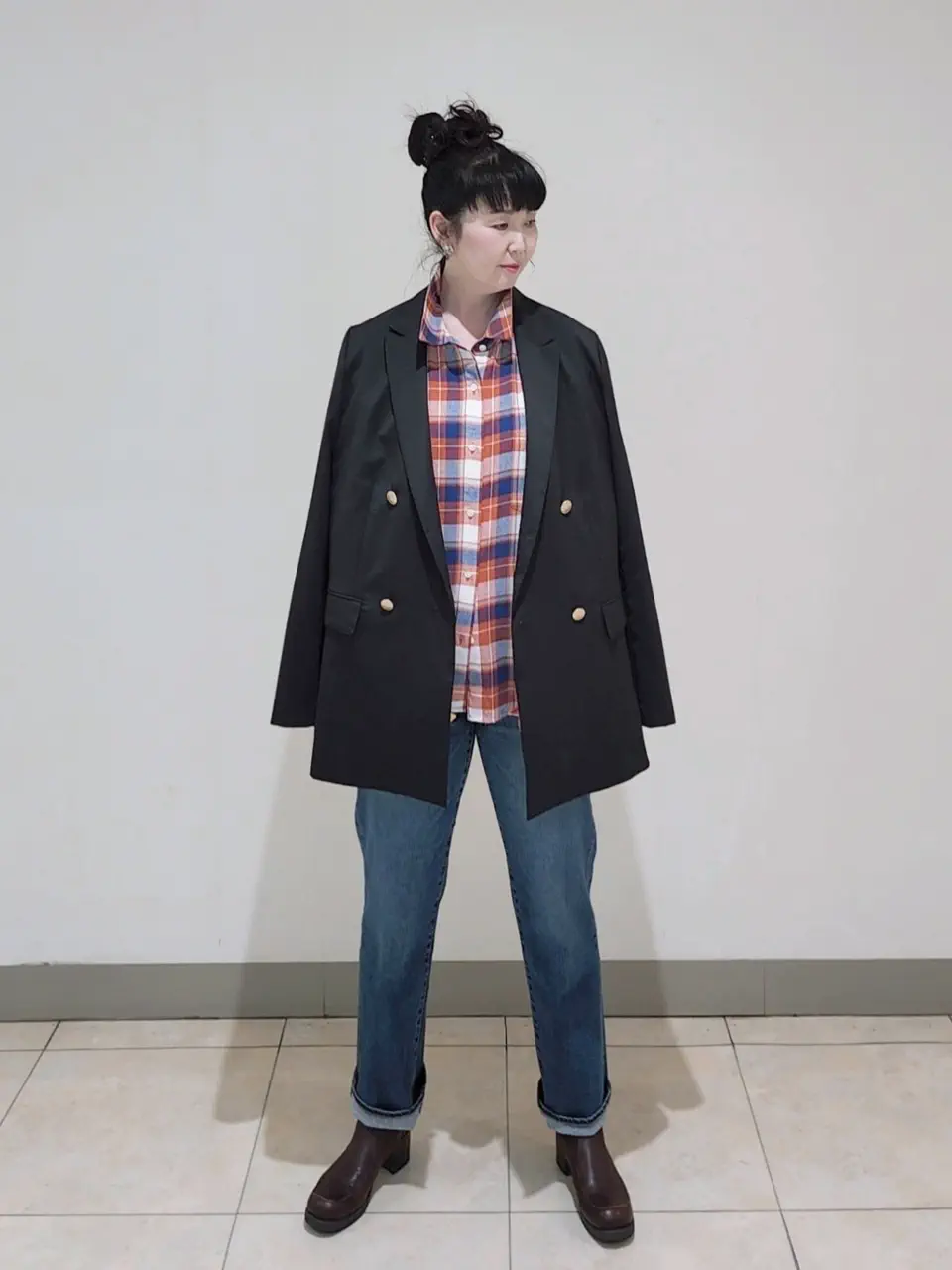 J.PRESS LADIES L スタッフ コーディネート画像
