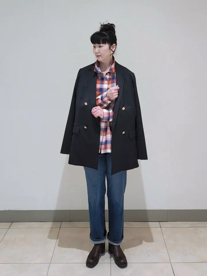 J.PRESS LADIES L スタッフ コーディネート画像