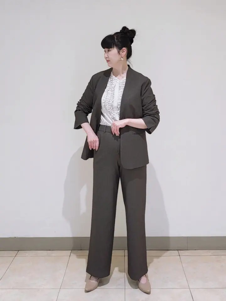 J.PRESS LADIES L スタッフ コーディネート画像