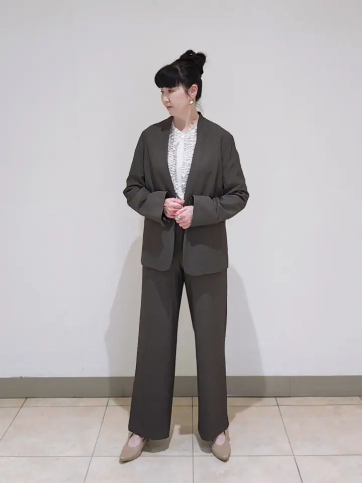 J.PRESS LADIES L スタッフ コーディネート画像