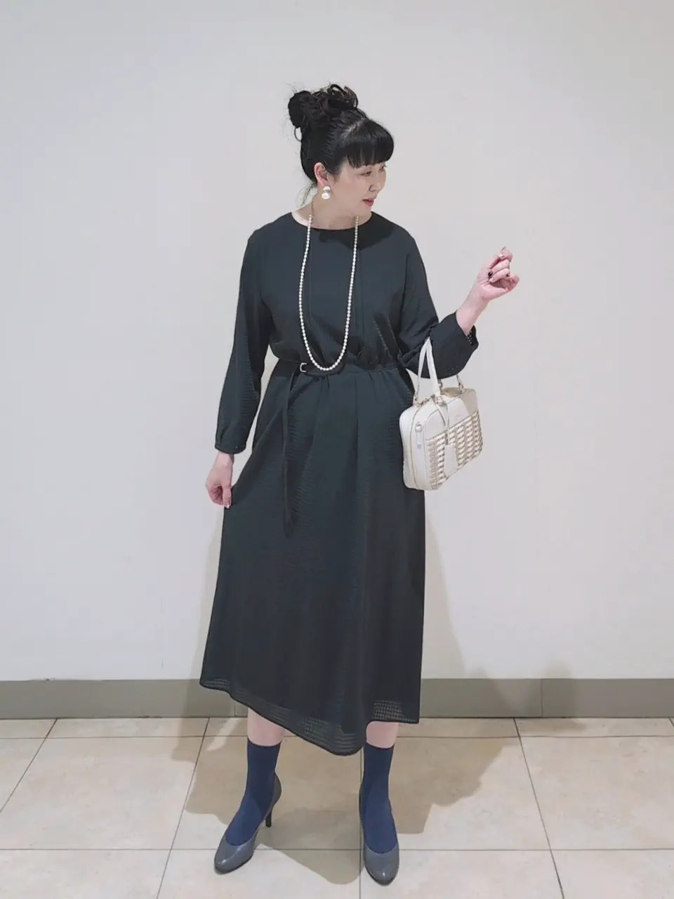 J.PRESS LADIES L スタッフ コーディネート画像