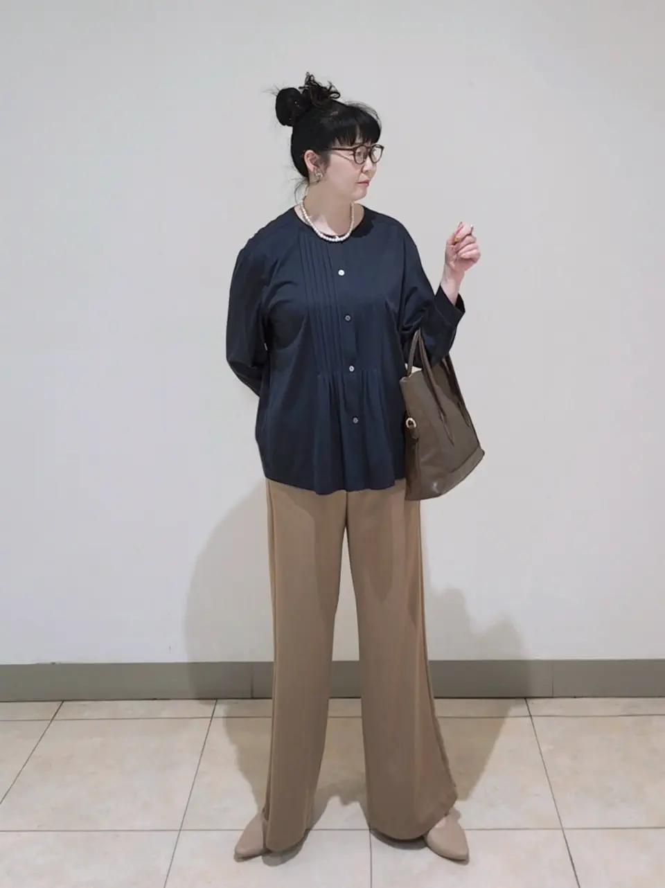 J.PRESS LADIES L スタッフ コーディネート画像