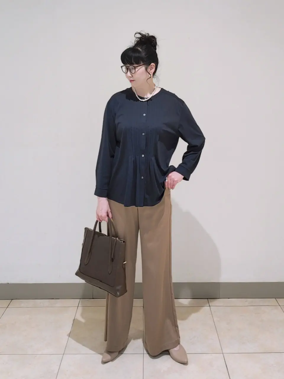 J.PRESS LADIES L スタッフ コーディネート画像