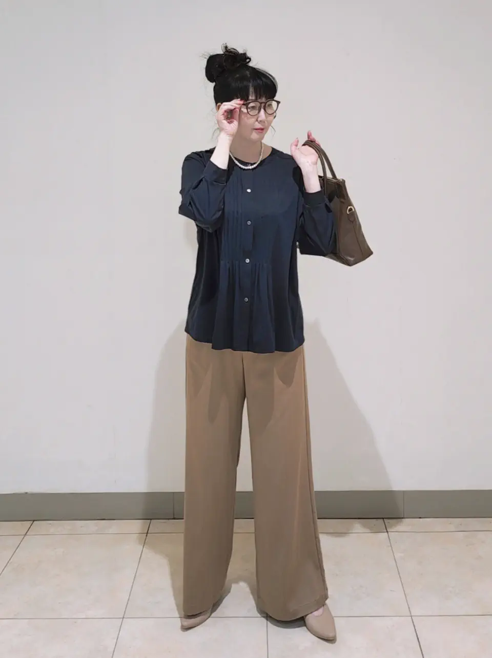 J.PRESS LADIES L スタッフ コーディネート画像