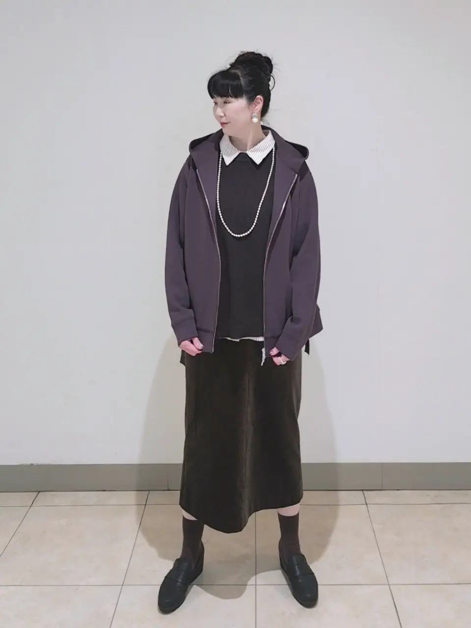 J.PRESS LADIES L スタッフ コーディネート画像
