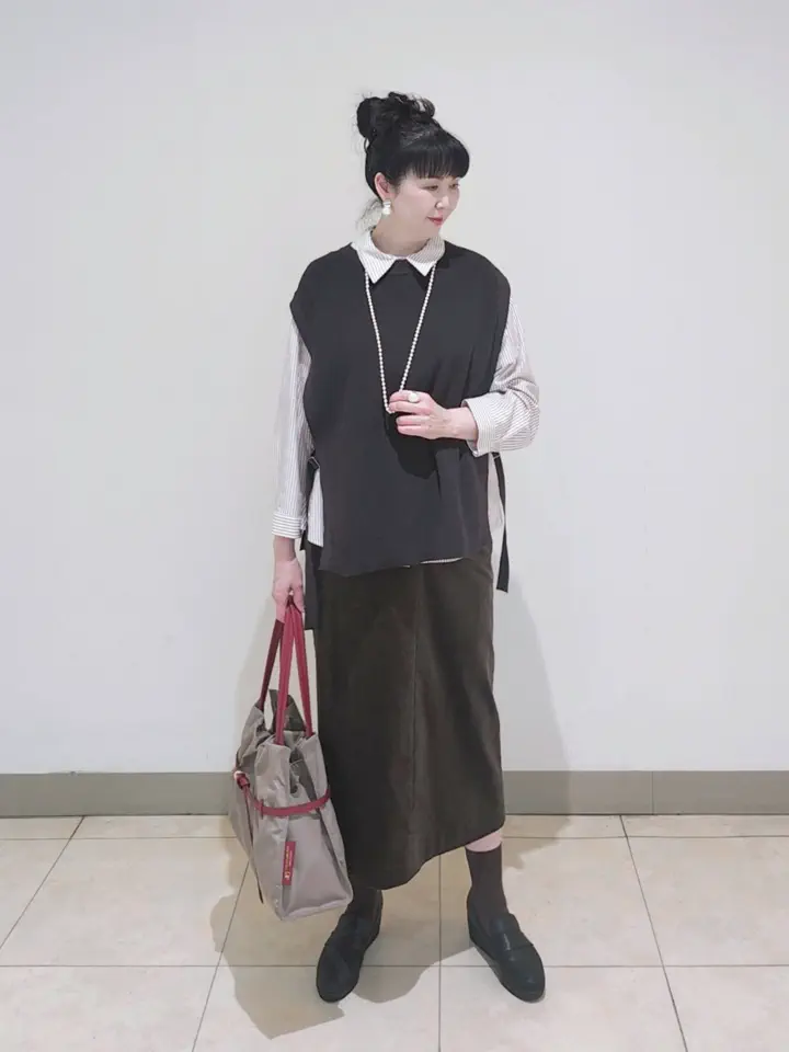 J.PRESS LADIES L スタッフ コーディネート画像