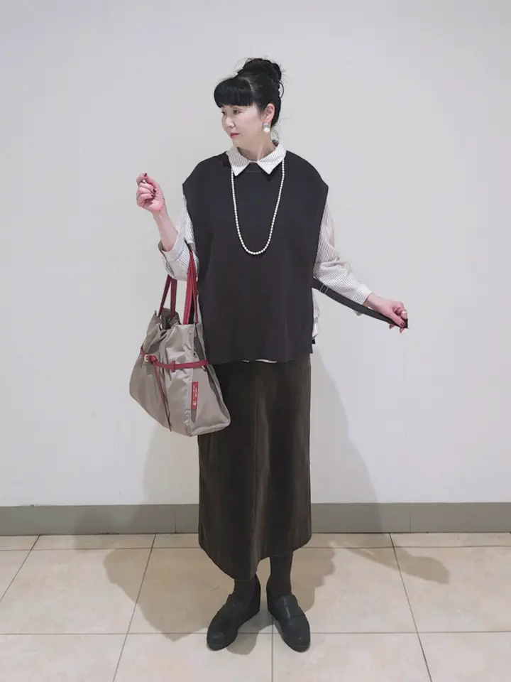 J.PRESS LADIES L スタッフ コーディネート画像