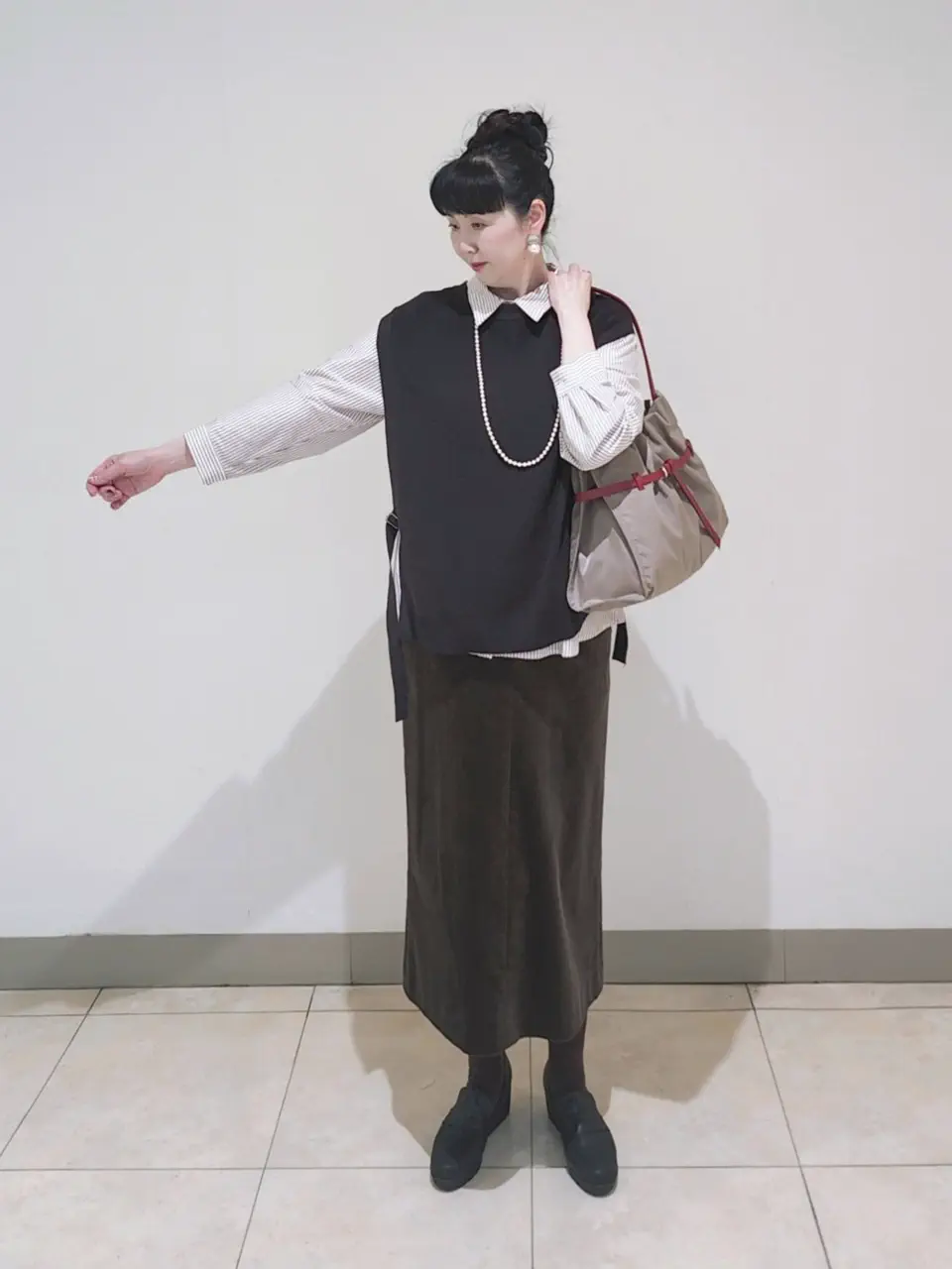 J.PRESS LADIES L スタッフ コーディネート画像