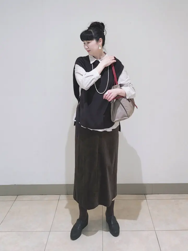 J.PRESS LADIES L スタッフ コーディネート画像